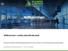 Tablet Screenshot of glaserei-nitsch-peine.de